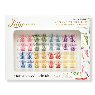 Lilly Lashes Multicolored Individual Faux Mink Lash Flares