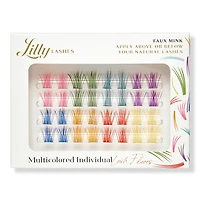 Lilly Lashes Multicolored Individual Faux Mink Lash Flares