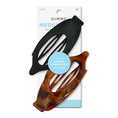 GIMME beauty Medium Hair Oval Lay Flat Claw Clip