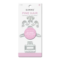 GIMME beauty Fine Hair Assorted Mini Claw Clips
