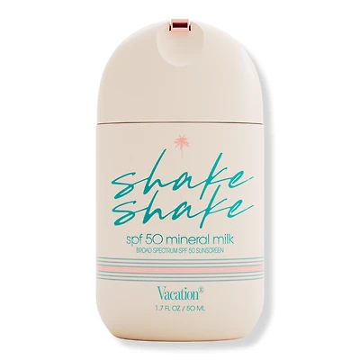 Vacation Shake Shake SPF 50 Mineral Milk Face Sunscreen