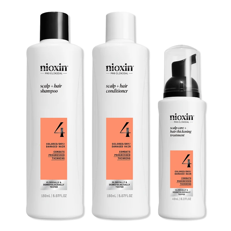 Nioxin Scalp + Hair Thickening System 4 Kit 