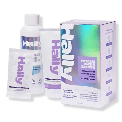HALLY Totally Clean Bleach Premium Hair Lightening Kit