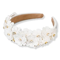 Locks & Mane 'The Lindsay' Leather Flower Headband
