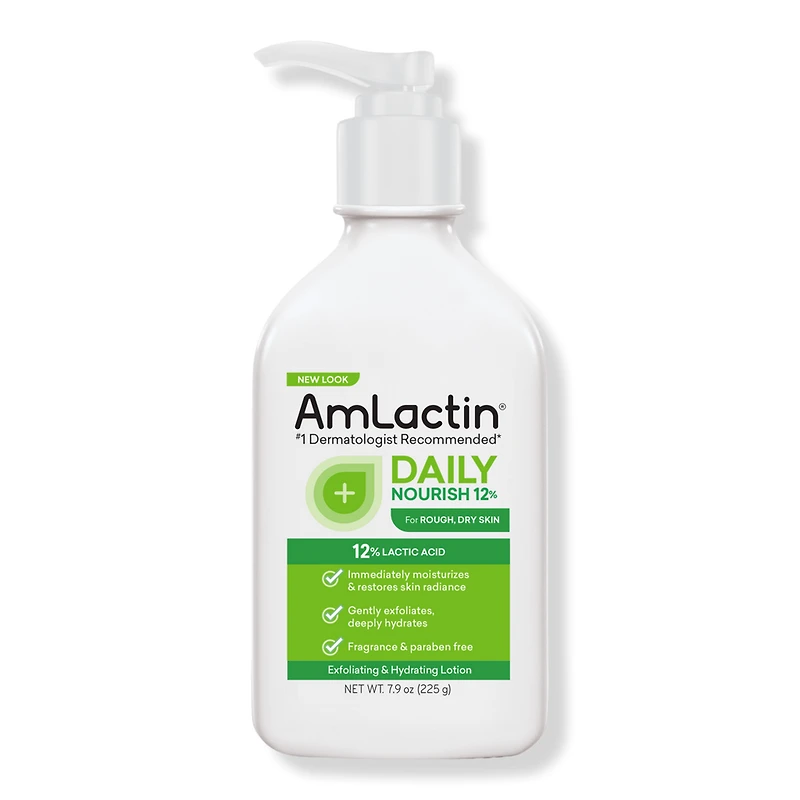 AmLactin Daily Nourish Lotion with 12% Lactic Acid AHA - oz