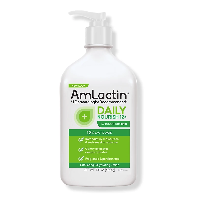 AmLactin Daily Nourish Lotion with 12% Lactic Acid AHA - 14.0 oz