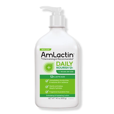AmLactin Daily Nourish Lotion with 12% Lactic Acid AHA - 14.0 oz