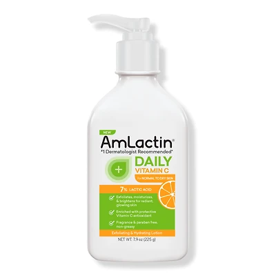 AmLactin Daily Vitamin C Lotion with 7% Lactic Acid AHA