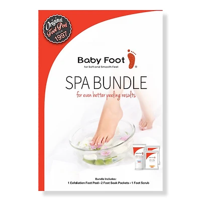 Baby Foot Foot Peel, Soaks & Scrub Spa Bundle