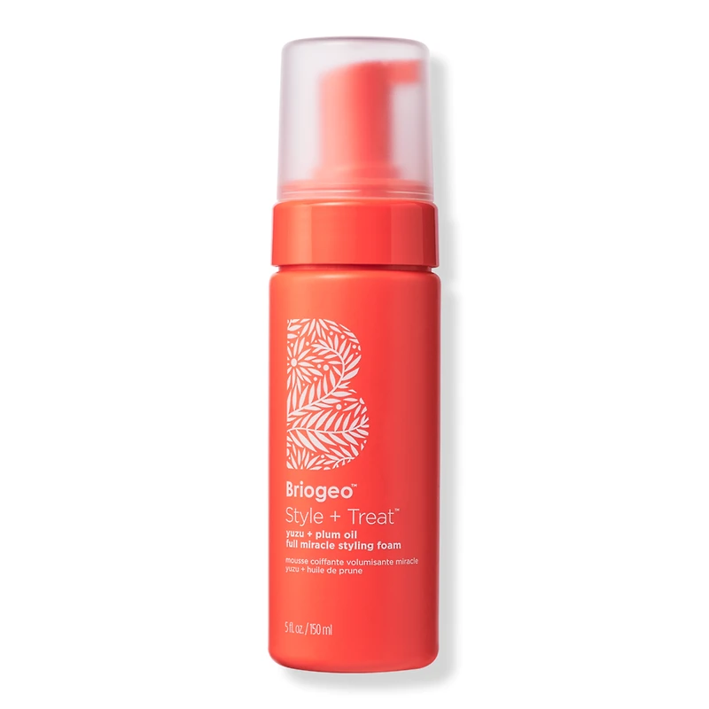 Briogeo Style + Treat Yuzu + Plum Oil Hair Styling Texture Foam