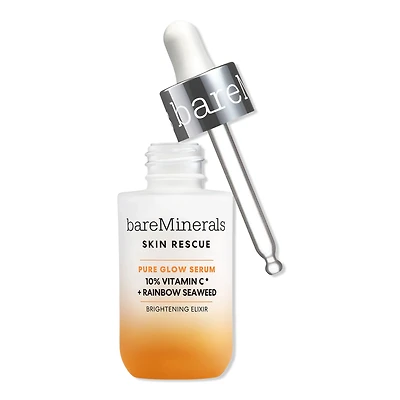 bareMinerals SKIN RESCUE Pure Glow Serum with 10% Vitamin C Complex and Rainbow Seaweed