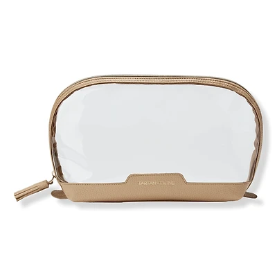 Tartan + Twine Tan Large Round Clutch