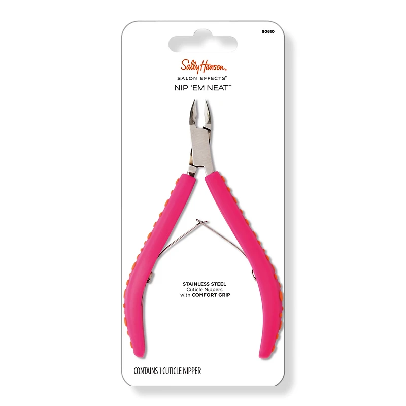 Sally Hansen Salon Effects Nip 'em Neat Cuticle Nippers with Comfort Grip