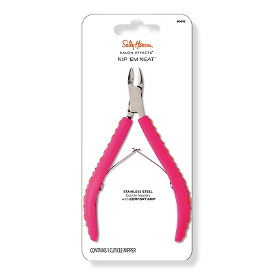 Sally Hansen Salon Effects Nip 'em Neat Cuticle Nippers with Comfort Grip 
