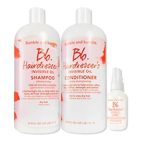 Bumble and bumble Hairdresser's Invisible Oil Shampoo + Conditioner Jumbo with Travel Size Primer
