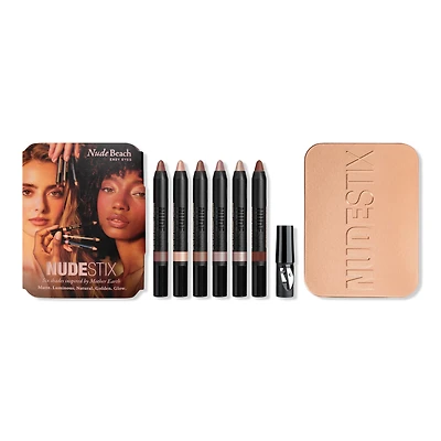 NUDESTIX Nude Beach 6-Piece Eye Pencil Kit