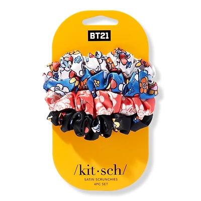 BT21 x Kitsch Satin Sleep Scrunchies