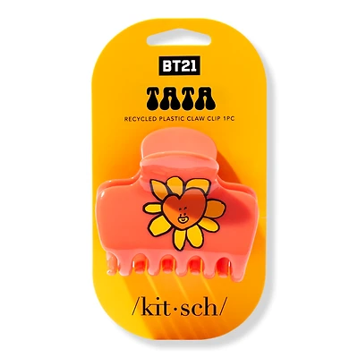BT21 x Kitsch Recycled Plastic Puffy Claw Clip - Tata