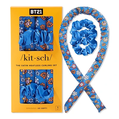 BT21 x Kitsch Satin Heatless Curling Set - Universtar