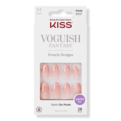 Kiss Voguish Fantasy Sculpted French Nails - eclatant
