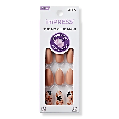 Kiss imPRESS Design Medium Press On Manicure Nails