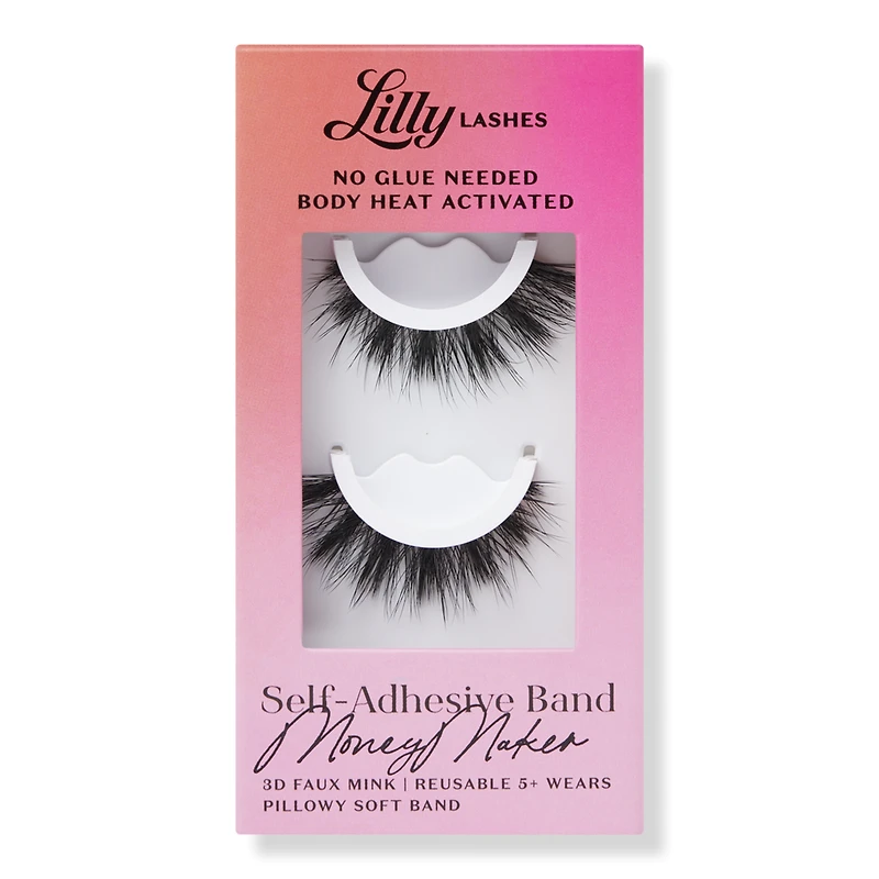 Lilly Lashes MoneyMaker Self-Adhesive 3D Faux Mink Lashes