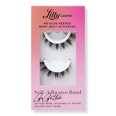 Lilly Lashes GoGetter Self-Adhesive 3D Faux Mink Lashes