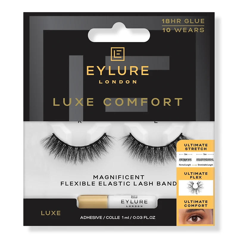 Eylure Luxe Comfort Faux Mink False Eyelashes, Magnificent