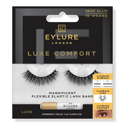 Eylure Luxe Comfort Faux Mink False Eyelashes, Magnificent