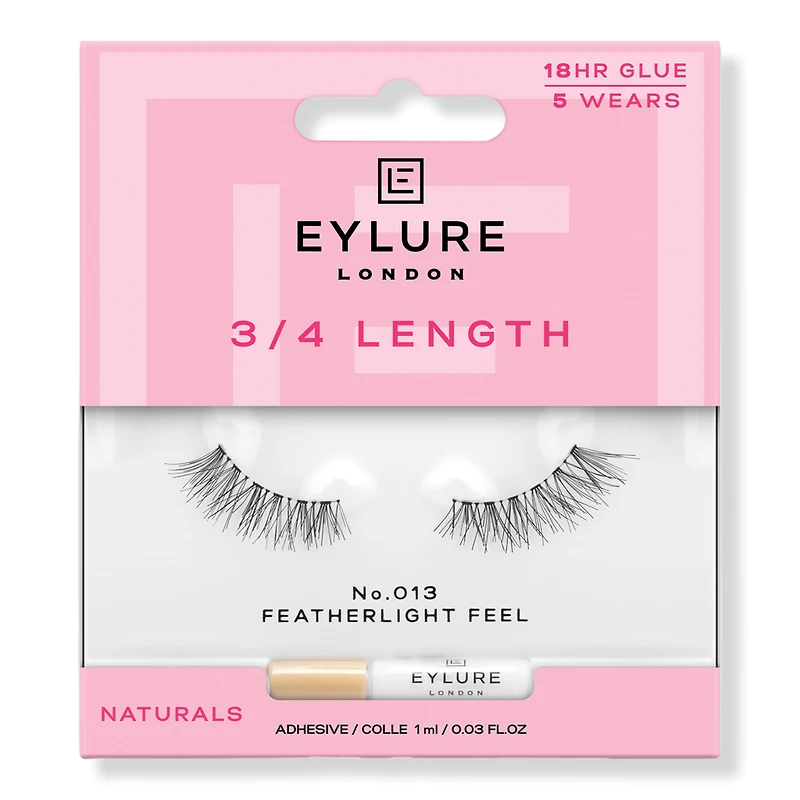 Eylure 3/4 Length Accent No. 013 Featherlight Feel Eyelashes