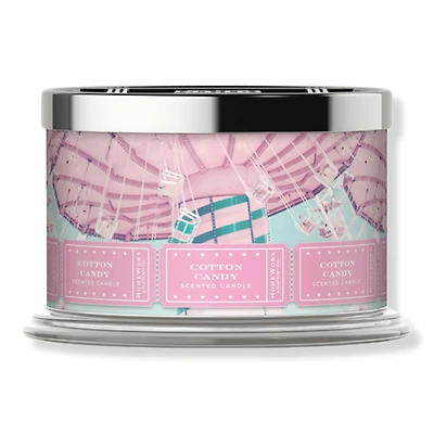 HomeWorx Cotton Candy 4-Wick Scented Candle