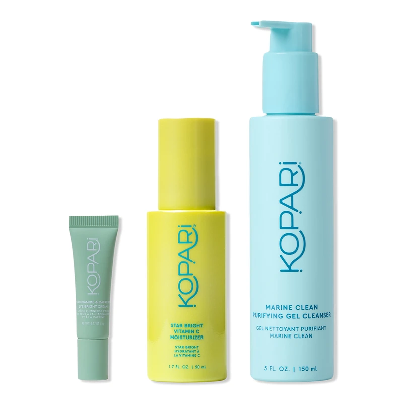 Kopari Beauty Bright Skin Essentials Skin Care Kit