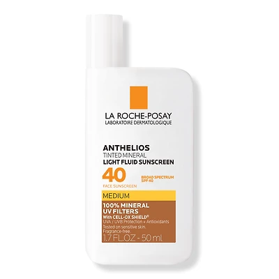 La Roche-Posay Anthelios Mineral Tinted Fluid Face Sunscreen SPF 40