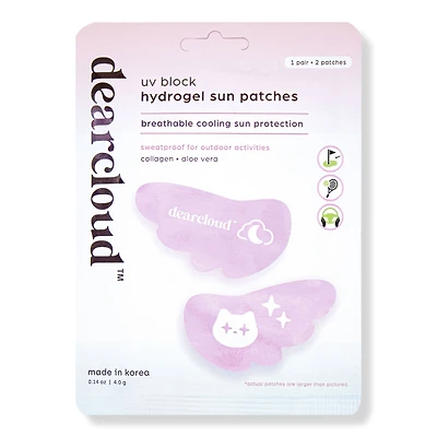 dearcloud UV Block Hydrogel Sun Patches