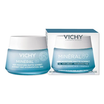 Vichy Mineral 89 48H Moisture Matte Sorbet