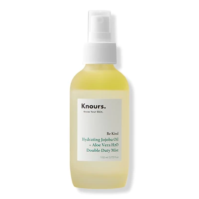 Knours. Hydrating Jojoba Oil + Aloe Vera H2O Double Duty Mist