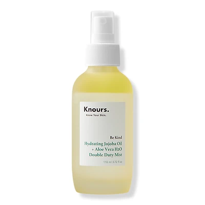 Knours. Hydrating Jojoba Oil + Aloe Vera H2O Double Duty Mist