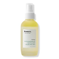 Knours. Hydrating Jojoba Oil + Aloe Vera H2O Double Duty Mist