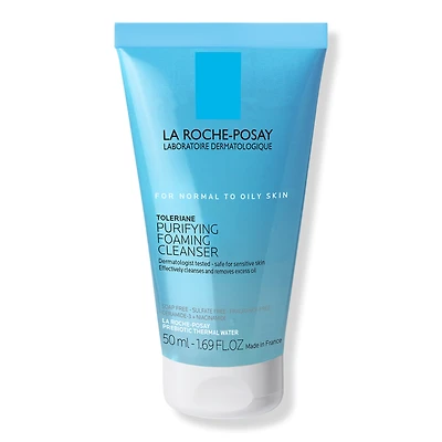 La Roche-Posay Travel Size Toleriane Purifying Foaming Face Wash for Oily Skin