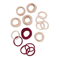 Wet Brush Reclaimed Boho Nylon Hair Elastics - Berry &