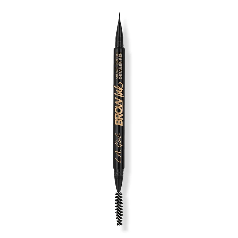 L.A. Girl Brow Ink Long-Wearing Micro Brush Detailer Pen - Soft Black