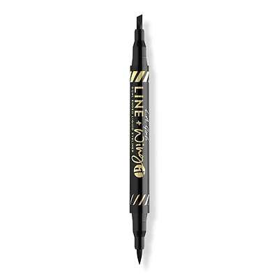 L.A. Girl Line + Wing It Dual Ended Liquid Liner - Black