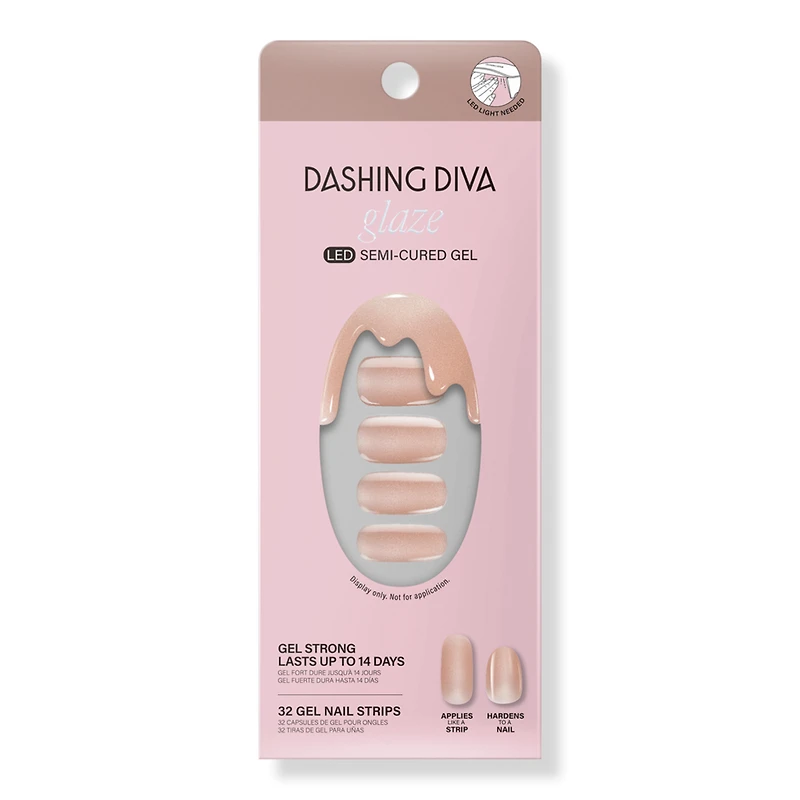 Dashing Diva Ring the Alarm Glaze Semi-Cured Gel Art