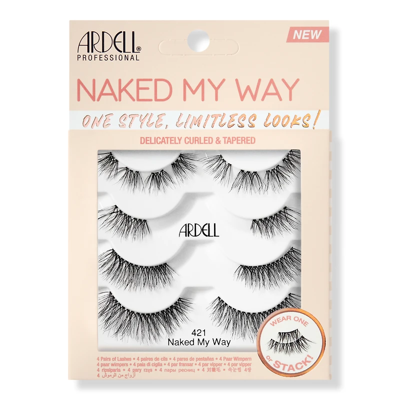 Ardell Naked My Way 421 Customizable False Lash Multipack