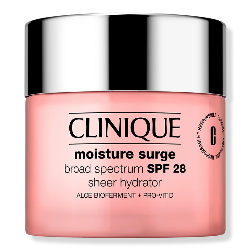 Clinique Moisture Surge Broad Spectrum SPF 28 Sheer Hydrator Moisturizer - oz