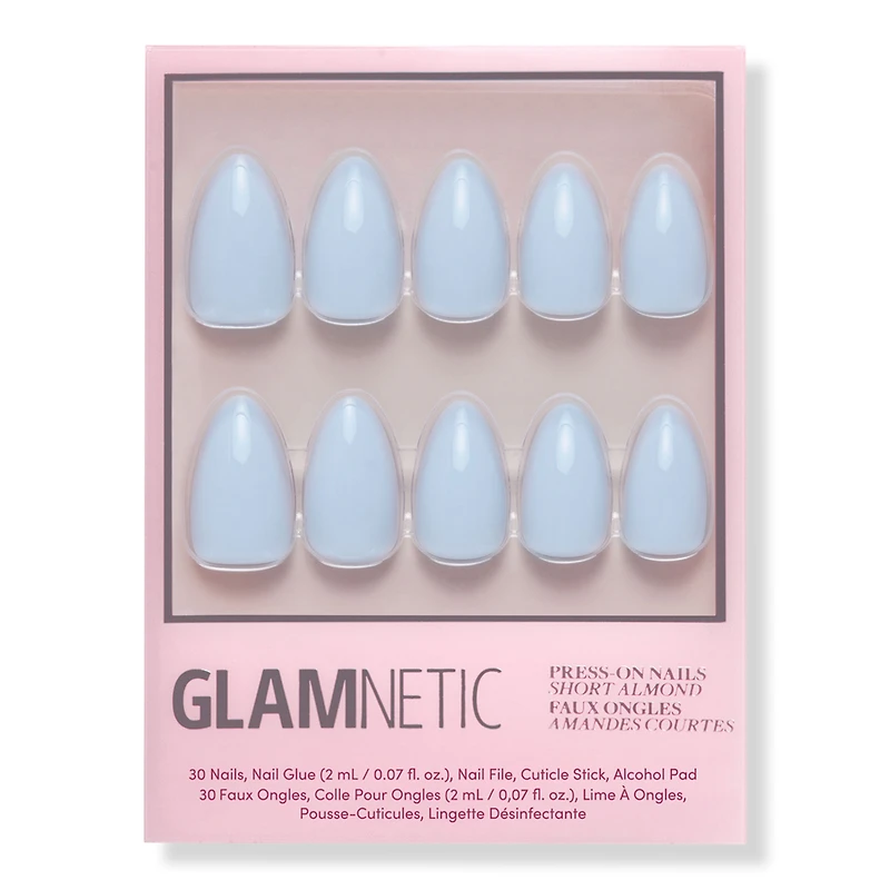 Glamnetic Blueberry Milk Press-On Nails