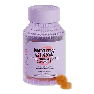 Lemme Glow: Hair, Skin & Nails Gummies