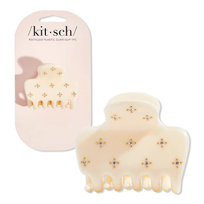 Kitsch Recycled Plastic Rhinestone Medium Puffy Claw Clip