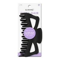 GIMME beauty Thick Hair Extra Grip Claw Clip - Black