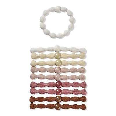 Scunci Ponytail Textured Elastics